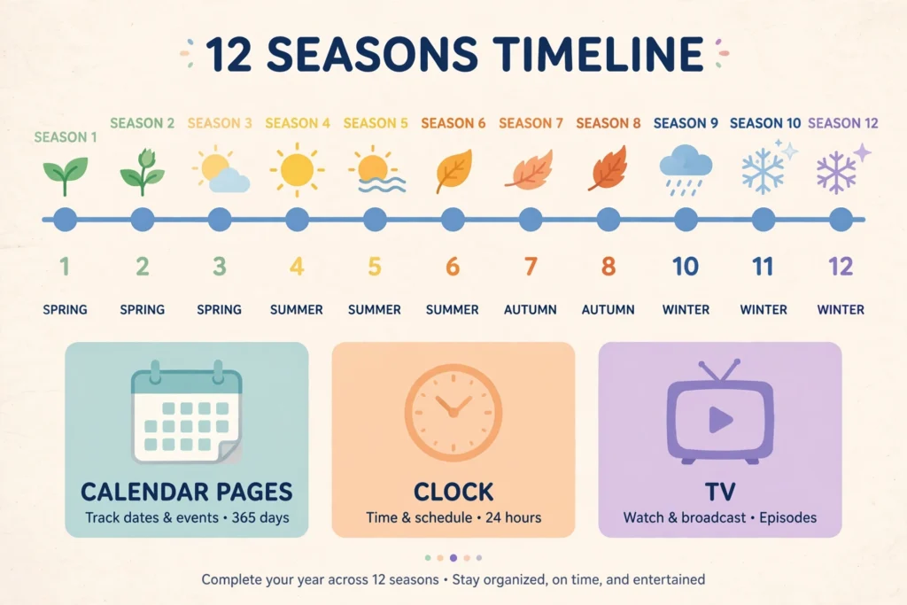 Why did Big Bang Theory end - original 12 seasons timeline illustration