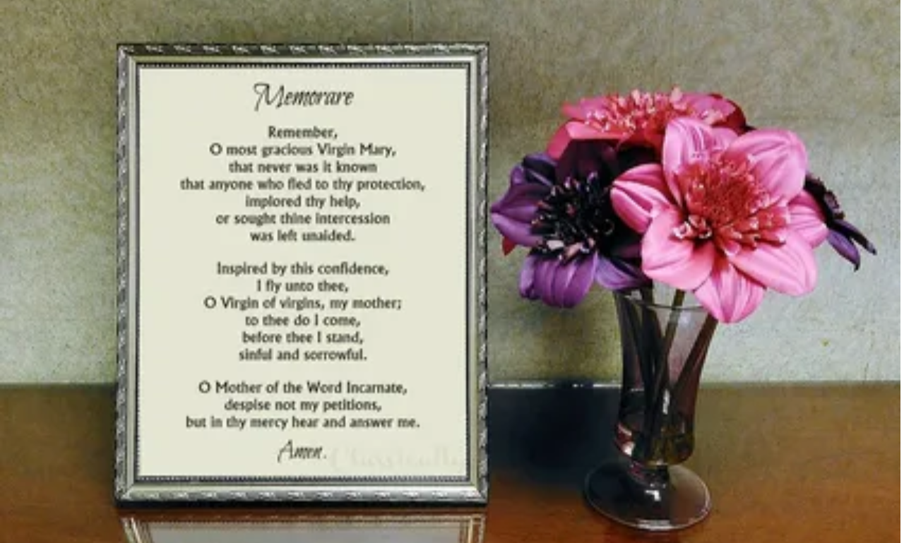 Memorare Means