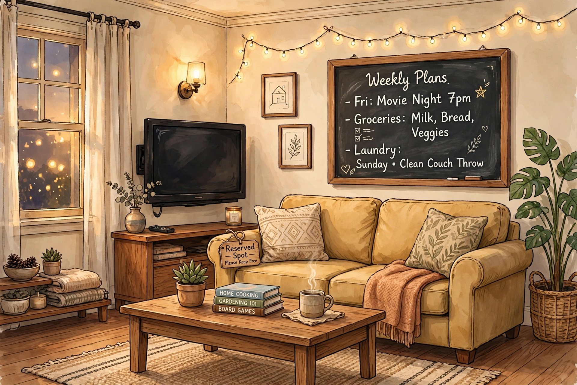 Jim Parsons net worth - original sitcom couch illustration with reserved spot